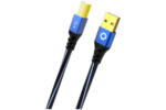 Oehlbach USB 2.0 Type A σε Type B 1m Blue (Τεμάχιο)