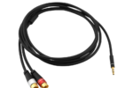Oehlbach Audio Jack RCA Link JACK to 2x RCA LINK 2 m Black