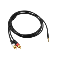 Oehlbach Audio Jack RCA Link JACK to 2x RCA LINK 2 m Black
