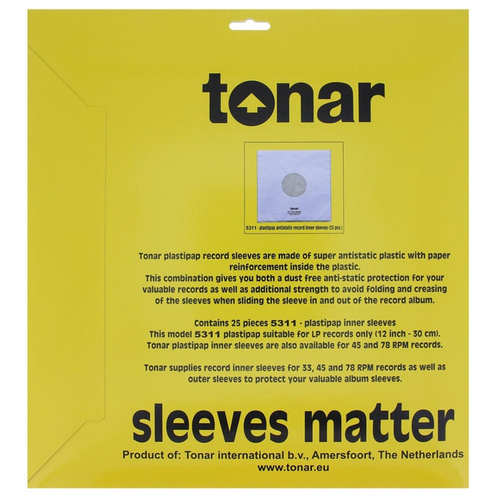 Tonar - 5311 Plastipap Inner Sleeves
