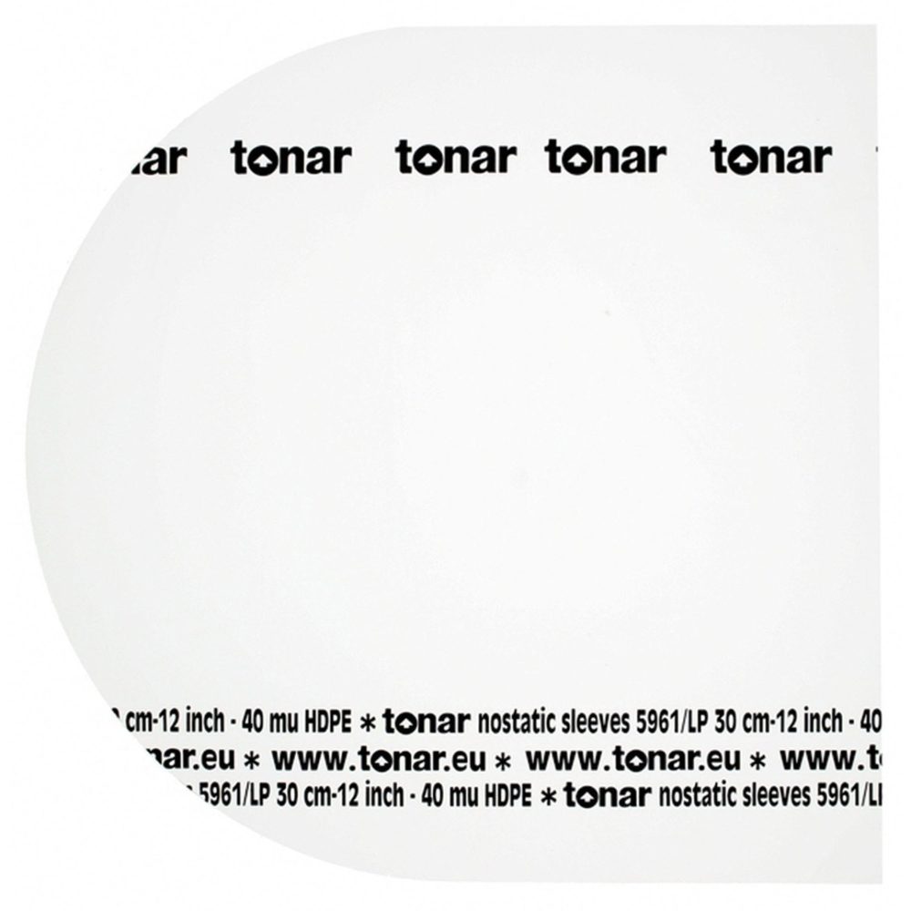 Tonar - 5961 Nostatic Sleeves 12 inch" (30 cm) LP Records