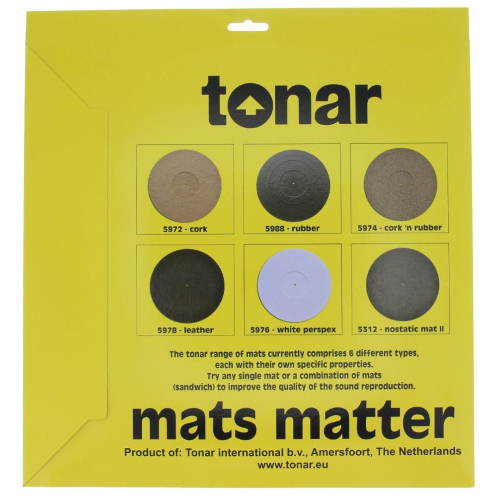 Tonar - 5974 Cork/Rubber Turtable Mat