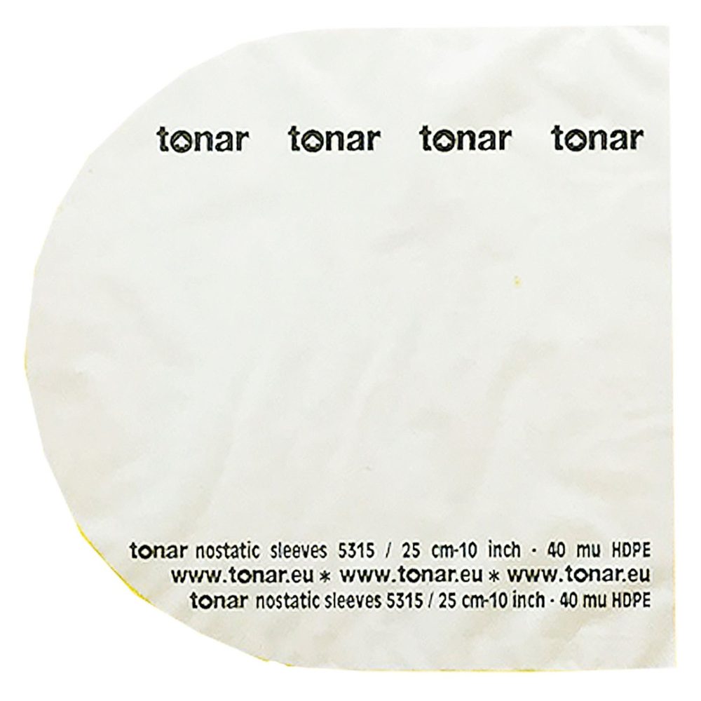 Tonar - 5315 Nostatic sleeves for 10 inch" Long Play records