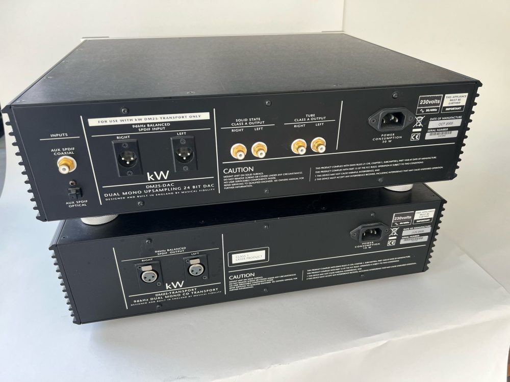 Musical Fidelity KW DM25 SET DAC-TRANSPORT (USED)
