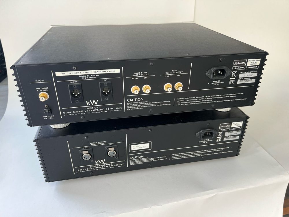 Musical Fidelity KW DM25 SET DAC-TRANSPORT (USED)