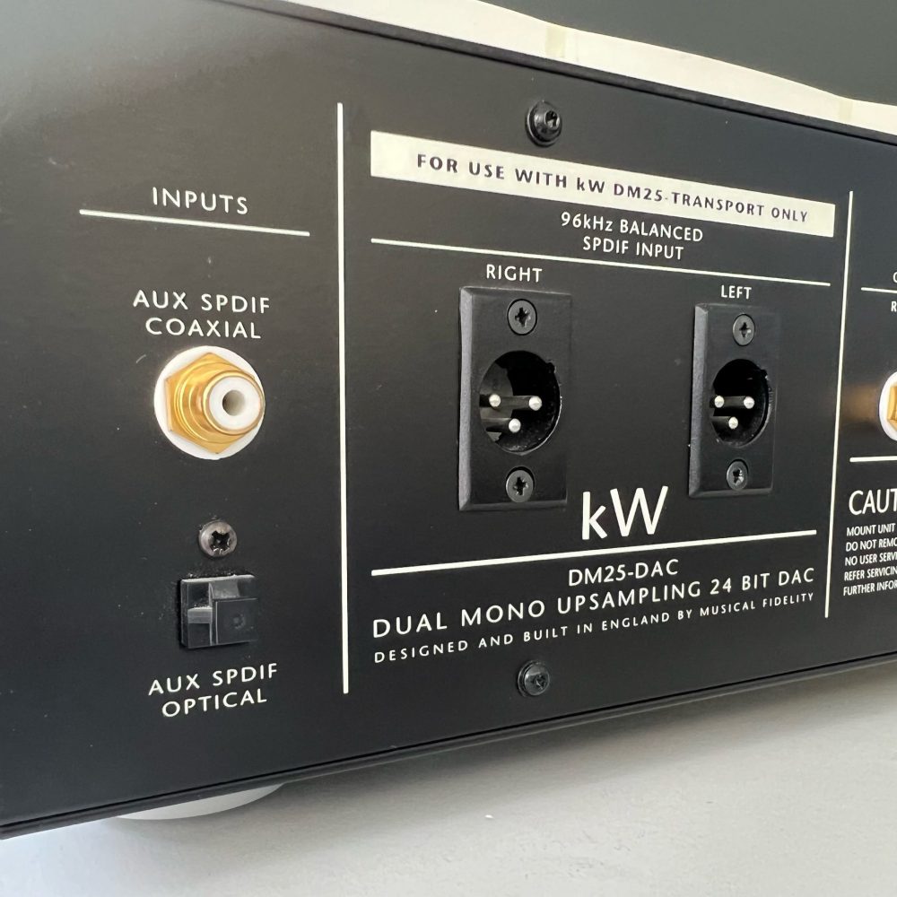 Musical Fidelity KW DM25 SET DAC-TRANSPORT (USED)