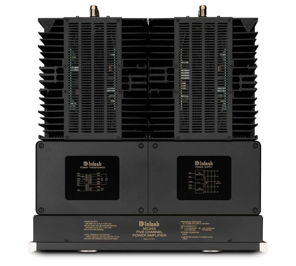 McIntosh MC255 5-Channel Solid State Amplifier