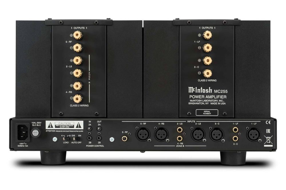 McIntosh MC255 5-Channel Solid State Amplifier