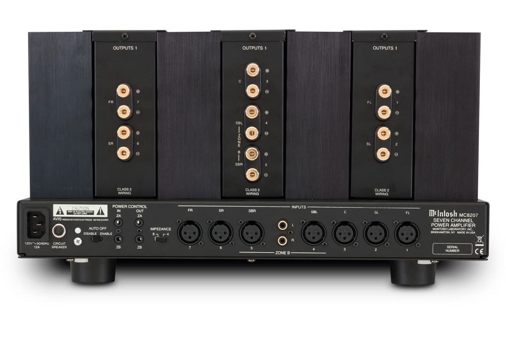 McIntosh MC8207 7-Channel Solid State Amplifier