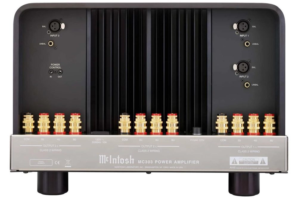 McIntosh MC303 3-Channel Solid State Amplifier