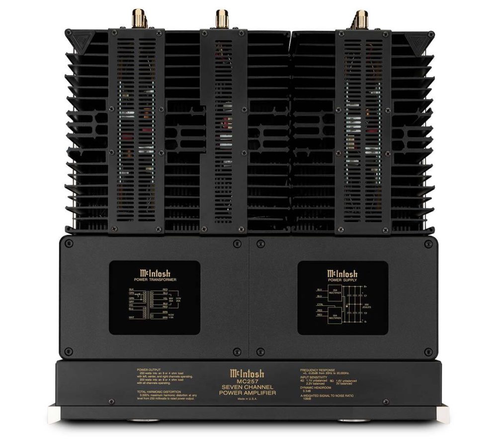 McIntosh MC257 7-Channel Solid State Amplifier