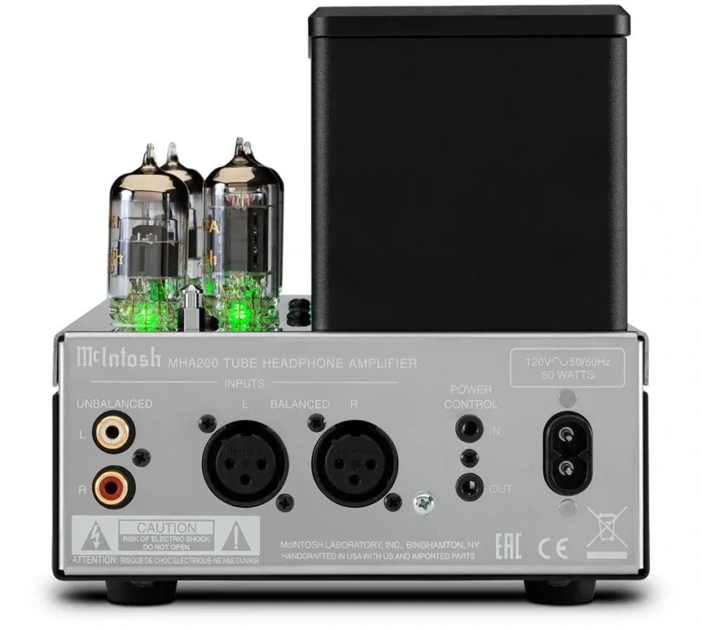 McIntosh MHA200 2-Channel Vacuum Tube Headphone Amplifier